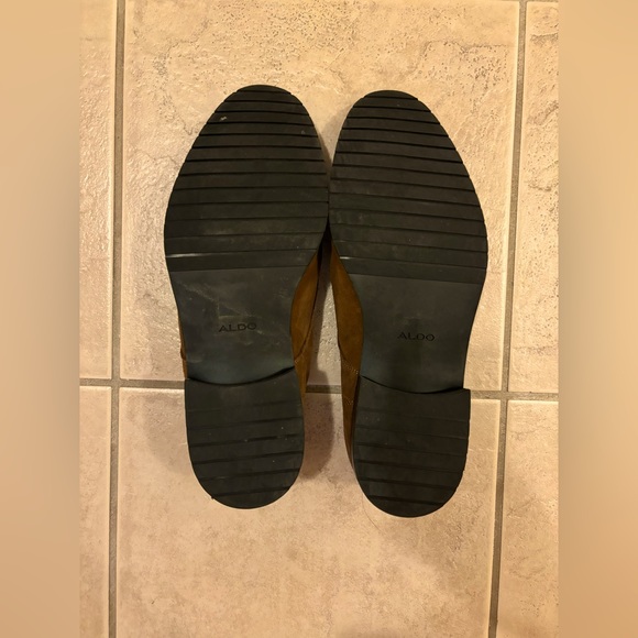 Aldo Suede Dress Shoes Mens Size 9 brown/tan - Picture 2 of 4